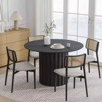 PexFix 46 Round Solid Wood Dining Table Kitchen Tables