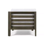 Christopher Knight Home Oana Outdoor Acacia Wood Loveseat and Coffee Table Set with Cushions