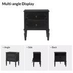 Dietmar 28Tall 2-Drawer end table Set of 2 | HULALA HOME