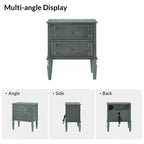 Dietmar 28Tall 2-Drawer end table Set of 2 | HULALA HOME