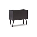 Signature Design by Ashley Contemporary Orinfield Accent Cabinet Dark Brown