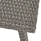 GDFStudio Hilary Outdoor Wicker 8 Seater Chat Set with Cushions