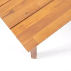 Christopher Knight Home Brooklyn Outdoor 4 Piece Acacia Wood Chat Set with Cushions