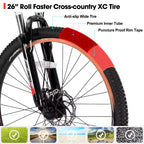 HILAND 26 Mountain Bike for Men Women, 3/6/Multi-Spokes Wheel, 18 Speeds