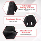 BestMassage Gaming Chair Office Chair with Lumbar Support Adjustable Height PU Leather Executive Chair for Women Men Adults