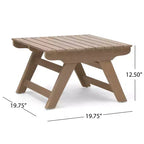 Christopher Knight Home Sedona Outdoor Acacia Wood 3 Piece Chat Set with Cushions