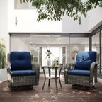UPTIOT Wicker Outdoor Rocking Chair
