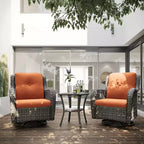 UPTIOT Wicker Outdoor Rocking Chair