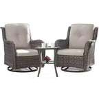 UPTIOT Wicker Outdoor Rocking Chair