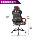BestMassage Gaming Desk Chair Office Chair Computer Chair with Armrests 360 Swivel Lumbar Support Executive Task Chair for Adults