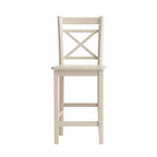 Simple Relax Set of 2 Wooden Counter Height Chairs