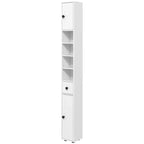 Kleankin Open Shelves Bathroom Storage Cabinet, Door Cabinets, Toilet Paper Cabinet