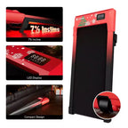 DeerRun Q2 Limited 7% Incline Under-Desk Walking Pad, Compact Under Desk Treadmill for Home & Office