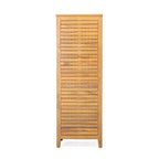 GDFStudio Grella Acacia Wood Storage Cabinet with 3 Shelves, Teak