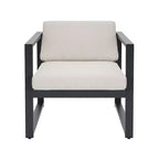Christopher Knight Home Thorne Outdoor Modern Aluminum 4 Seater Chat Set