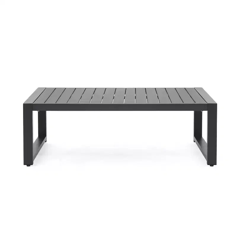 Christopher Knight Home Thorne Outdoor Modern Aluminum 4 Seater Chat Set