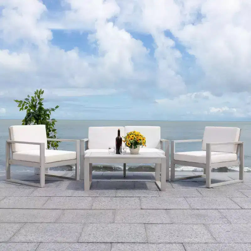 Emiko 4 Piece Living Set - Indoor/Outdoor - PAT7312 - Safavieh