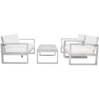 Emiko 4 Piece Living Set - Indoor/Outdoor - PAT7312 - Safavieh