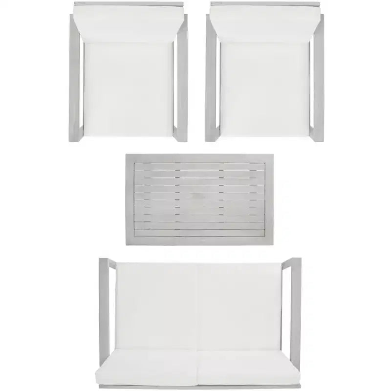 Emiko 4 Piece Living Set - Indoor/Outdoor - PAT7312 - Safavieh
