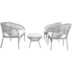 Werner 4 Piece Living Sets - Indoor/Outdoor - PAT7522 - Safavieh
