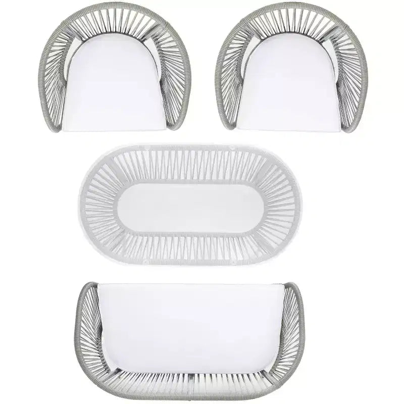 Werner 4 Piece Living Sets - Indoor/Outdoor - PAT7522 - Safavieh