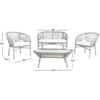 Werner 4 Piece Living Sets - Indoor/Outdoor - PAT7522 - Safavieh