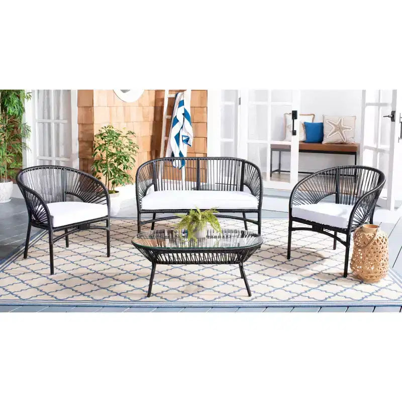 Werner 4 Piece Living Sets - Indoor/Outdoor - PAT7522 - Safavieh