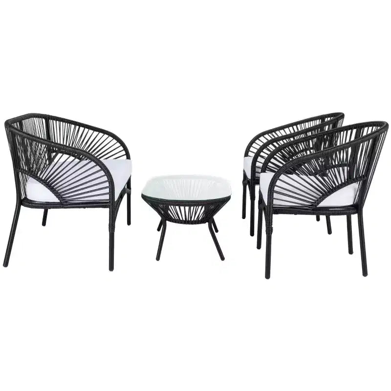 Werner 4 Piece Living Sets - Indoor/Outdoor - PAT7522 - Safavieh