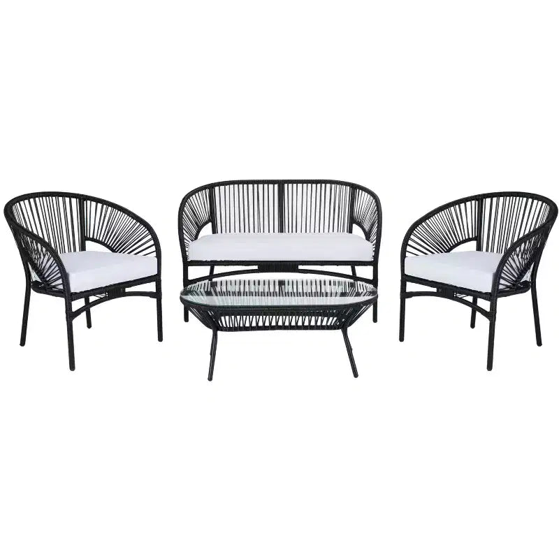 Werner 4 Piece Living Sets - Indoor/Outdoor - PAT7522 - Safavieh