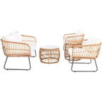 Venta 5 Piece Living Set - Indoor/Outdoor - PAT9007 - Safavieh