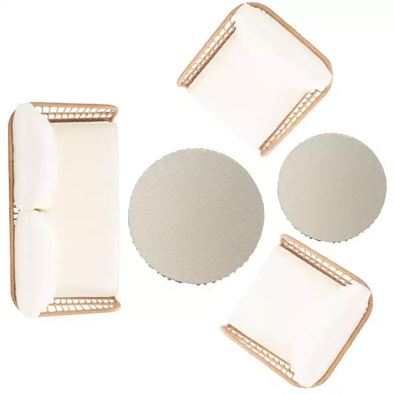 Venta 5 Piece Living Set - Indoor/Outdoor - PAT9007 - Safavieh
