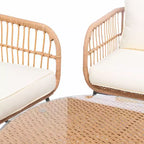 Venta 5 Piece Living Set - Indoor/Outdoor - PAT9007 - Safavieh