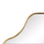 JONATHAN Y Lindie Scalloped-Top Metal Framed Wall Mounted Mirror