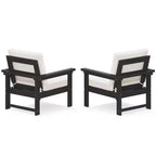Hyleory Luxurious Outdoor Patio Seating Set with Cushions - Durable HDPE Design for Ultimate Comfort
