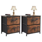 Modern 7-Drawer Dresser: Metal and Wood Design