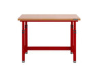 Seville Classics UltraHD Heavy Duty Workbench Table Wood Top, 48 W x 24 D x 28 to 42 H