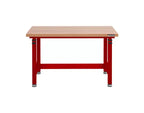 Seville Classics UltraHD Heavy Duty Workbench Table Wood Top, 48 W x 24 D x 28 to 42 H