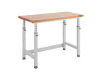 Seville Classics UltraHD Heavy Duty Workbench Table Wood Top, 48 W x 24 D x 28 to 42 H