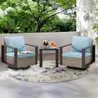 UPTIOT 2 - Salon de jardin 2 places avec coussins