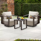 UPTIOT 2 - Salon de jardin 2 places avec coussins