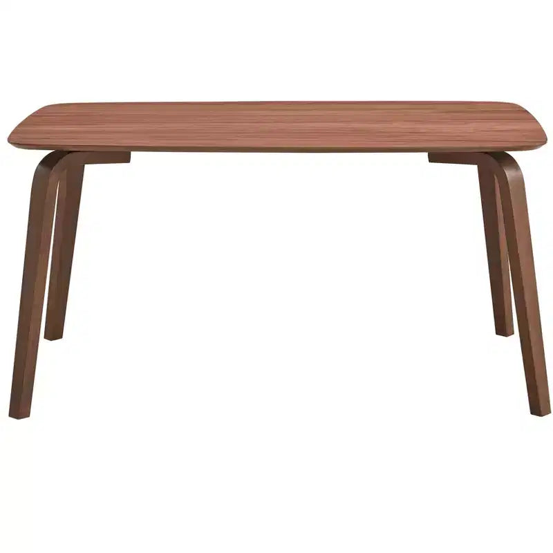 GDFStudio Afra Modern 59 Wood Dining Table