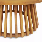 Christopher Knight Home Panfilo Lit de repos 3 places rembourré en bois d'acacia avec table basse