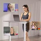 Tapis de marche DeerRun Q2 Urban Desk avec inclinaison de 7 % | Tapis de course compact pour sous le bureau