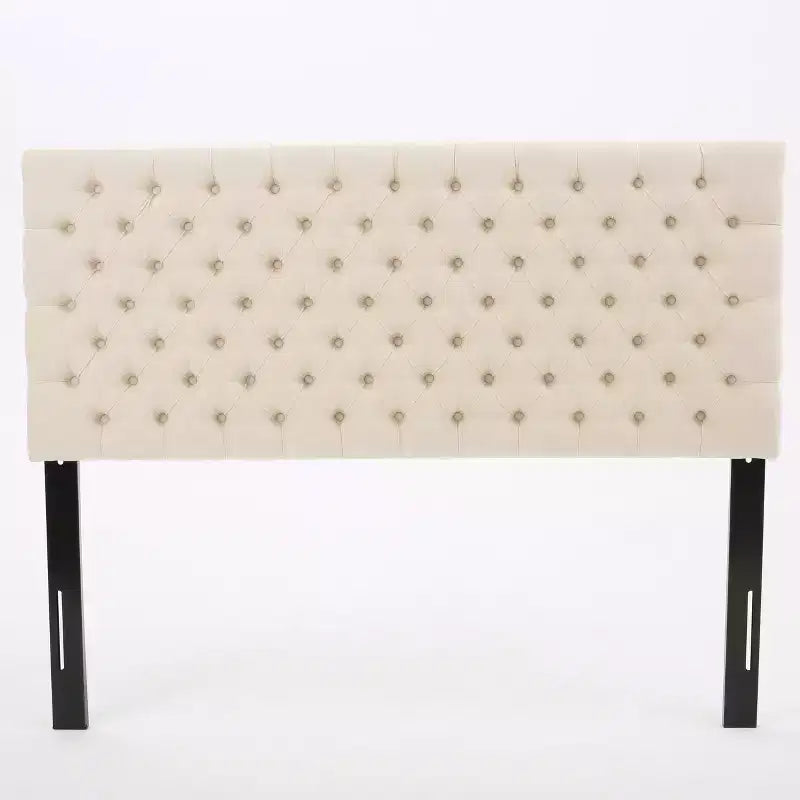 Tête de lit capitonnée réglable pour grand lit GDFStudio Brunet Contemporary
