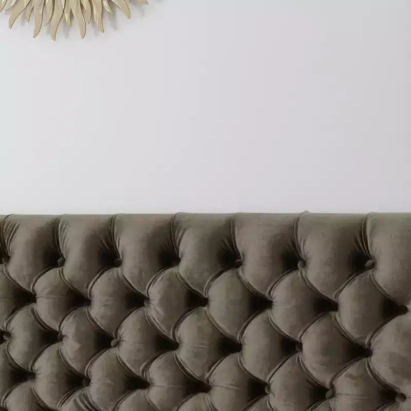 Tête de lit capitonnée réglable pour grand lit GDFStudio Brunet Contemporary