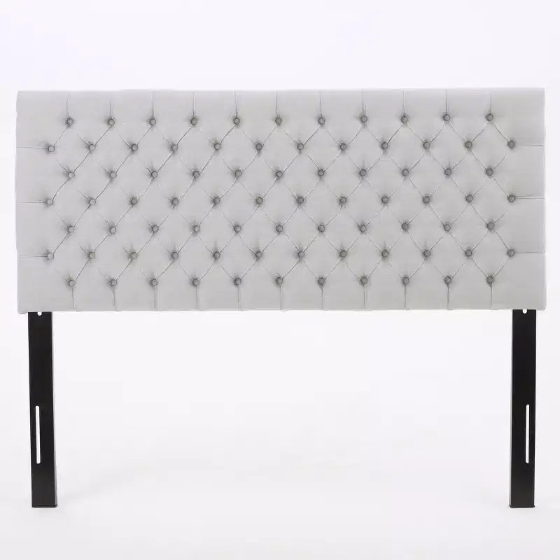 Tête de lit capitonnée réglable pour grand lit GDFStudio Brunet Contemporary