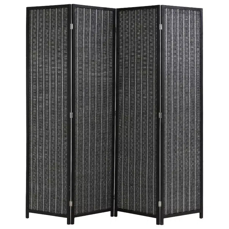 BestMassage 4/6 Panel Room Divider 6 Ft Tall Bamboo Portable Privacy Screen