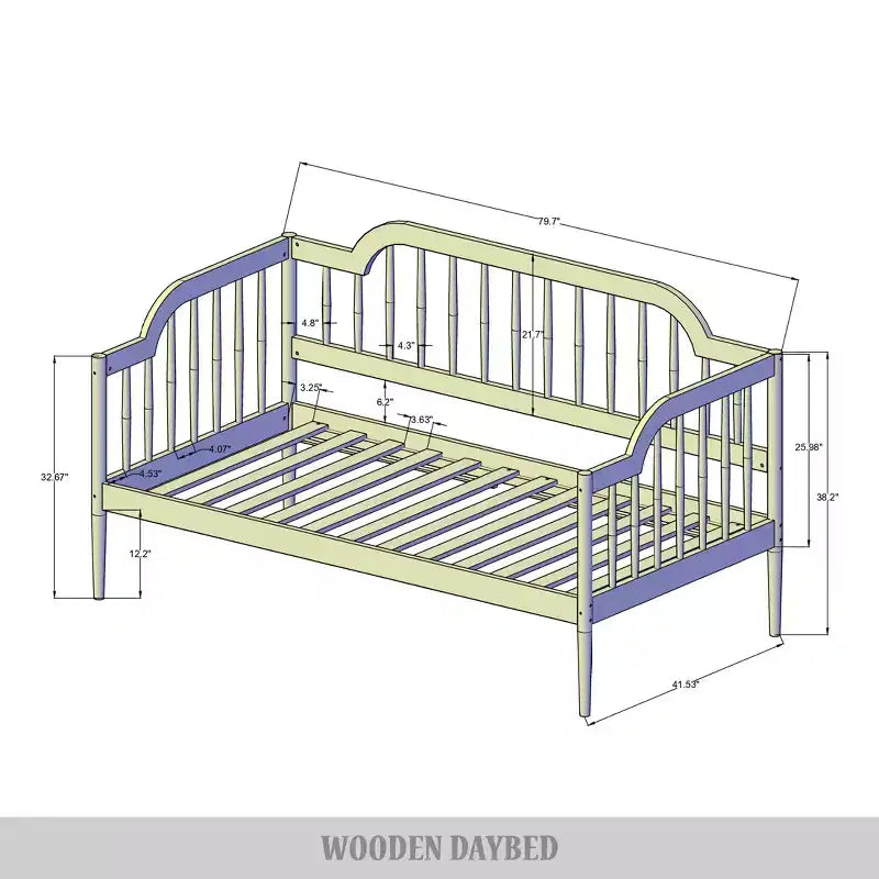 ChaletPosh Lit de repos en bois