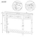 Versatile Curved Table: Modern Entryway, Living Room, 4 Drawers + Shelf