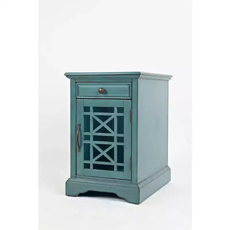 Jofran,Craftsman USB Charging Chairside End Table